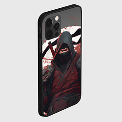 Чехол для iPhone 12 Pro Max Слепой воин ниндзя, цвет: 3D-черный — фото 2