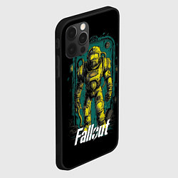 Чехол для iPhone 12 Pro Max Fallout poster style, цвет: 3D-черный — фото 2