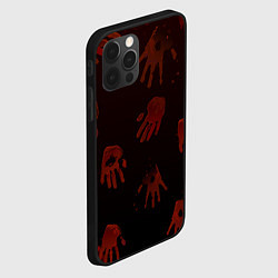 Чехол для iPhone 12 Pro Max Кровавые ладони, цвет: 3D-черный — фото 2