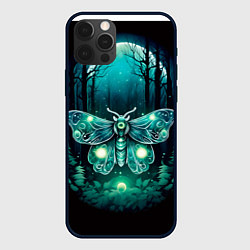 Чехол для iPhone 12 Pro Max Призрачный мотылек, цвет: 3D-черный