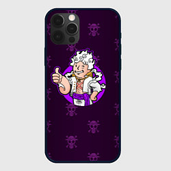 Чехол iPhone 12 Pro Max One piece - Луффи в стиле Пип-Бой