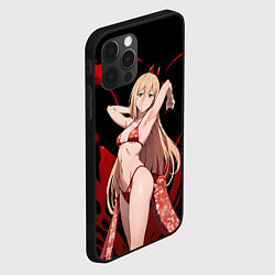 Чехол для iPhone 12 Pro Max Пауэр - демон крови, цвет: 3D-черный — фото 2