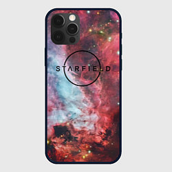Чехол iPhone 12 Pro Max Starfield лого космос