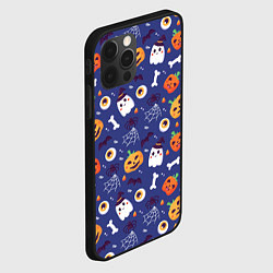 Чехол для iPhone 12 Pro Max Хэллоуин - узор, цвет: 3D-черный — фото 2