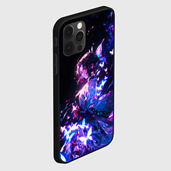 Чехол для iPhone 12 Pro Max Прекрасная Шинобу - Клинок демонов, цвет: 3D-черный — фото 2