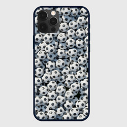 Чехол для iPhone 12 Pro Max Узор с мячиками, цвет: 3D-черный