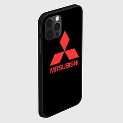 Чехол для iPhone 12 Pro Max Mitsubishi sportcar, цвет: 3D-черный — фото 2