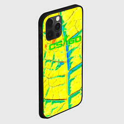 Чехол для iPhone 12 Pro Max Cs go cracks skin, цвет: 3D-черный — фото 2