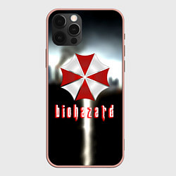 Чехол для iPhone 12 Pro Max Raccoon city, цвет: 3D-светло-розовый