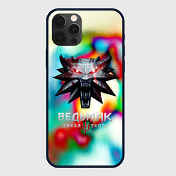 Чехол для iPhone 12 Pro Max Ведьмак школа волка, цвет: 3D-черный