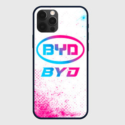 Чехол iPhone 12 Pro Max BYD neon gradient style