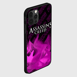 Чехол для iPhone 12 Pro Max Assassins Creed pro gaming: символ сверху, цвет: 3D-черный — фото 2