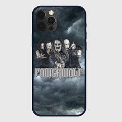 Чехол для iPhone 12 Pro Max Powerwolf band, цвет: 3D-черный