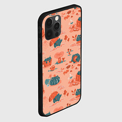 Чехол для iPhone 12 Pro Max Осенние лягушки, цвет: 3D-черный — фото 2