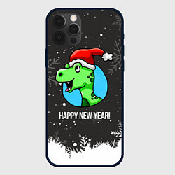 Чехол для iPhone 12 Pro Max Happy new year 2024, цвет: 3D-черный