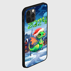 Чехол для iPhone 12 Pro Max Милый дракончик 2024, цвет: 3D-черный — фото 2