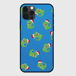 Чехол для iPhone 12 Pro Max Новогодний дракончик, цвет: 3D-черный