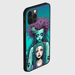 Чехол для iPhone 12 Pro Max Призрак и девушка в лодке, цвет: 3D-черный — фото 2