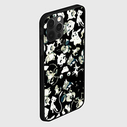 Чехол для iPhone 12 Pro Max Пикачу и сборник аниме покемонов, цвет: 3D-черный — фото 2