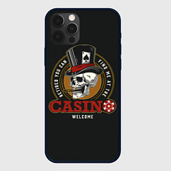 Чехол для iPhone 12 Pro Max Casino, цвет: 3D-черный