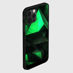 Чехол для iPhone 12 Pro Max Геометрические фигуры, цвет: 3D-черный — фото 2