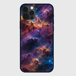 Чехол для iPhone 12 Pro Max Космическая туманность, цвет: 3D-черный
