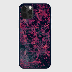 Чехол iPhone 12 Pro Max Абстракция - аметистовый ирис