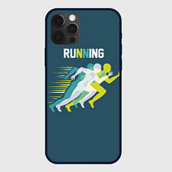 Чехол для iPhone 12 Pro Max Бег, цвет: 3D-черный