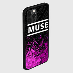Чехол для iPhone 12 Pro Max Muse rock legends посередине, цвет: 3D-черный — фото 2