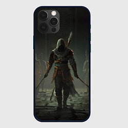 Чехол для iPhone 12 Pro Max Герой assassins creed jade, цвет: 3D-черный