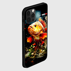 Чехол для iPhone 12 Pro Max Carp fisherman, цвет: 3D-черный — фото 2