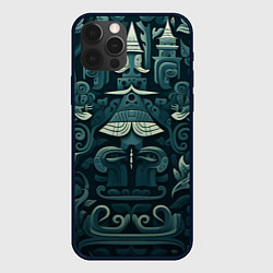 Чехол iPhone 12 Pro Max Абстрактный узор в славянском стиле