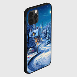 Чехол для iPhone 12 Pro Max Зимнее предновогоднее настроение, цвет: 3D-черный — фото 2