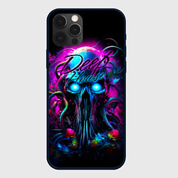 Чехол для iPhone 12 Pro Max Deep house neon, цвет: 3D-черный