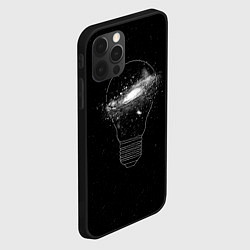 Чехол для iPhone 12 Pro Max Галактика в лампе, цвет: 3D-черный — фото 2