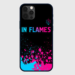 Чехол iPhone 12 Pro Max In Flames - neon gradient посередине