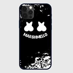 Чехол для iPhone 12 Pro Max Marshmello splash, цвет: 3D-черный