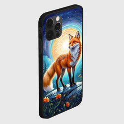 Чехол для iPhone 12 Pro Max Мистическая лиса тотем лисы, цвет: 3D-черный — фото 2