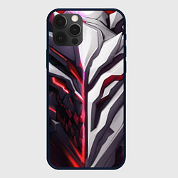 Чехол для iPhone 12 Pro Max Броня адская и райская красная, цвет: 3D-черный
