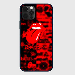 Чехол iPhone 12 Pro Max Rolling Stones logo групп