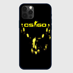 Чехол iPhone 12 Pro Max CS GO краски желтые