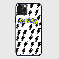 Чехол для iPhone 12 Pro Max Pokemon zippy, цвет: 3D-черный