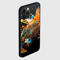 Чехол для iPhone 12 Pro Max Взрыв и мелкие осколки, цвет: 3D-черный — фото 2