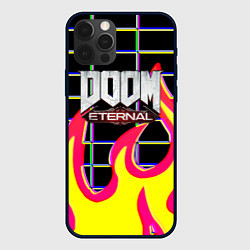 Чехол iPhone 12 Pro Max Doom Eternal retro game