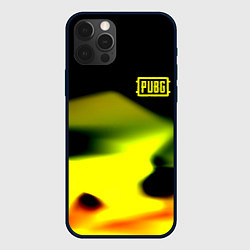 Чехол iPhone 12 Pro Max PUBG gold abstraction steel geometry