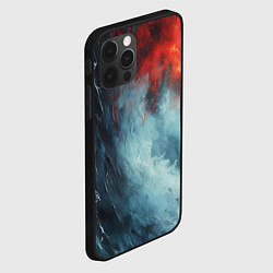 Чехол для iPhone 12 Pro Max Контраст воды и огня, цвет: 3D-черный — фото 2