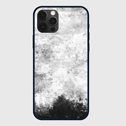 Чехол iPhone 12 Pro Max Абстракция - black and white spot