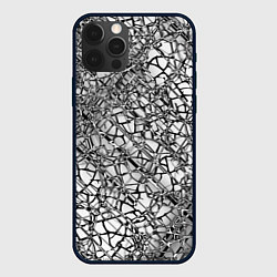 Чехол для iPhone 12 Pro Max Разбитое зеркало, цвет: 3D-черный