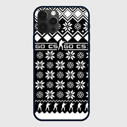 Чехол iPhone 12 Pro Max CS GO christmas sweater