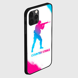 Чехол для iPhone 12 Pro Max Counter Strike neon gradient style, цвет: 3D-черный — фото 2